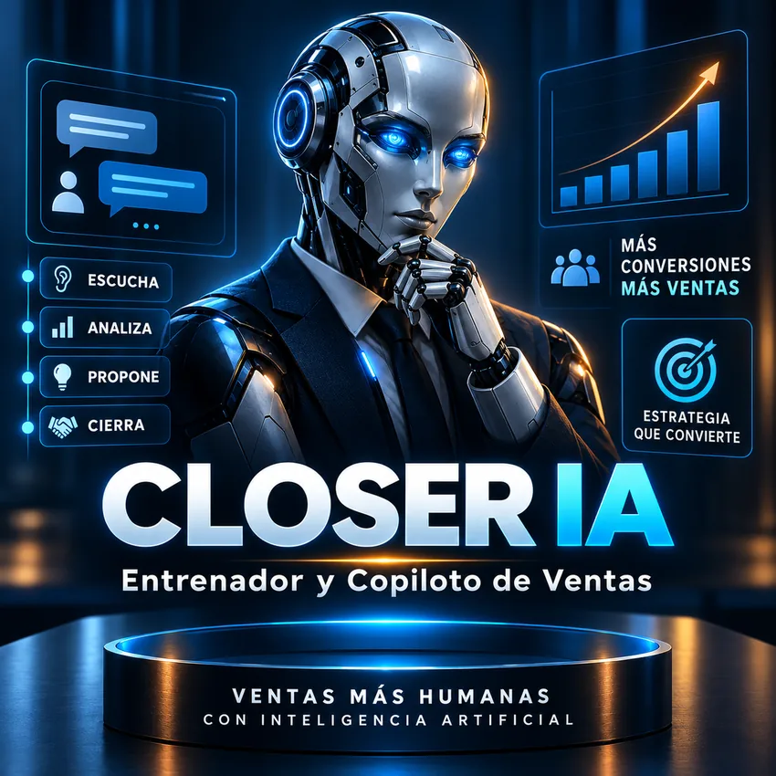 CLOSER IA - Entrenador y Copiloto de Ventas